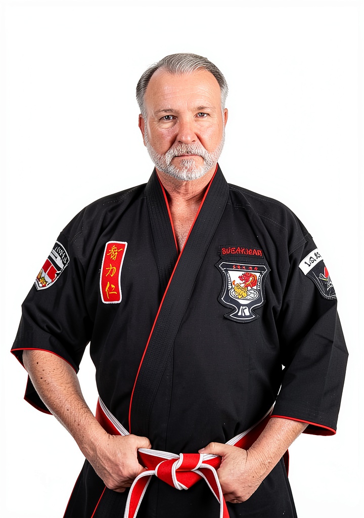 Reader studying the martial arts eBook on a Kindle device
