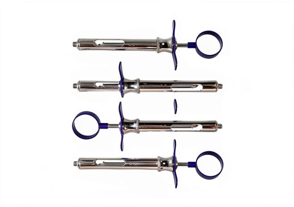 WSI Dental Anesthetic Syringe 1.8cc Type-CW with Blue Red Handles-5