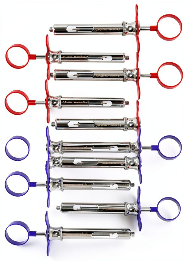 WSI Dental Anesthetic Syringe 1.8cc Type-CW with Blue Red Handles-0