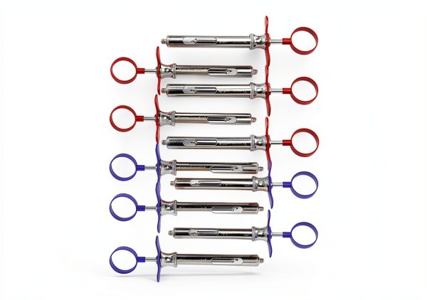 WSI Dental Anesthetic Syringe 1.8cc Type-CW with Blue Red Handles-7