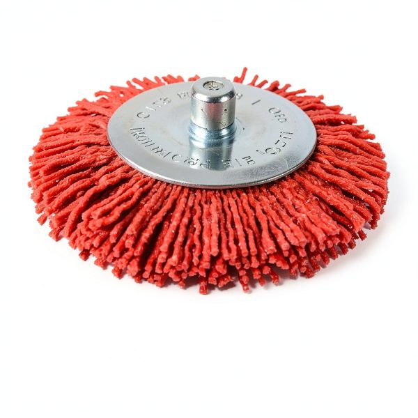 3Pcs Abrasive Wire Wheel Brushes Assorted Nylon Brush Set 3Inch/4" for Drill with 1/4" Shank-2