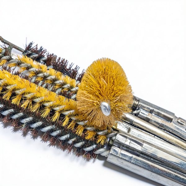16 Pcs Wire Brush Set for Drills, Stainless Steel and Brass Bore Cleaning Brushes with 1/4" Hex Shank, Compatible with Power Drills, Grinders, and Impact Drivers (8-25mm)-4