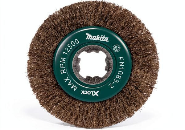 Makita D-72665 X-Lock 4-1/2" Carbon Steel Crimped Wire Wheel Brush-0