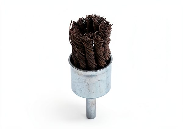 Benchmark Abrasives 1 Inch Knot Wire Brush for Drill & Die Grinder, Paint Removal, Cleaning, Deburring - 1/4" Shank, Drill Grinder Attachment (5 Pack) - Carbon Steel-2