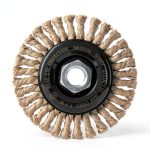 DEWALT Stainless Steel Wire Wheel Brush, 4-Inch x 5/8-Inch, Stringer-0