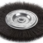 Forney 72747 Wire Bench Wheel Brush, Fine Crimped, 6-Inch by-0