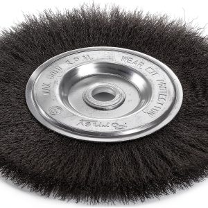 Forney 72747 Wire Bench Wheel Brush, Fine Crimped, 6-Inch by-0
