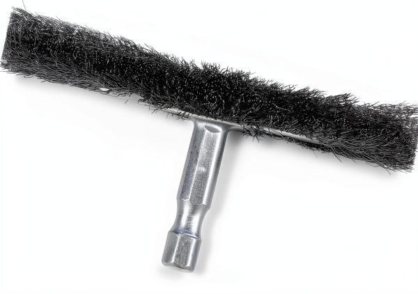 Forney 72740 Wire Wheel Brush, Fine Crimped 4" x .008", 1/4" Hex Shank-1