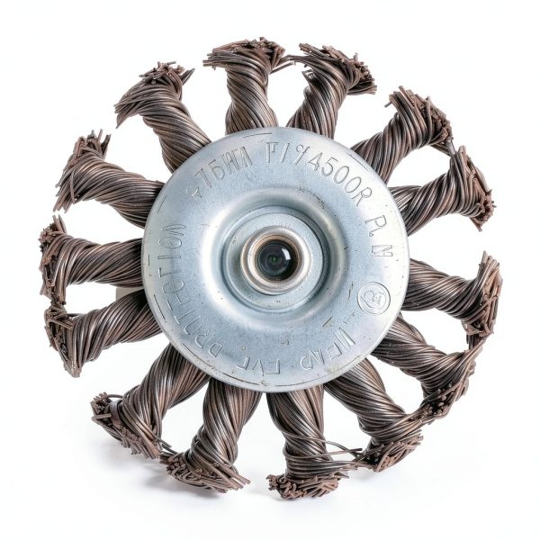 3PCS 3 Inch Knotted Wire Wheel Brushes Kit for Drill with 1/4-Inch Shank,Twist Brush Set Perfect for Rust Removal, Corrosion and Paint,Wire Wheels for Power-Operated Grinders-2