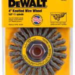 DEWALT 4-Inch Cable Twist Wire Wheel DW4930 for Rust Removal-0