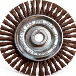 5" x 5/16" x 5/8"-11 Stringer Bead Wire Wheel, .020 Stainless Steel --0
