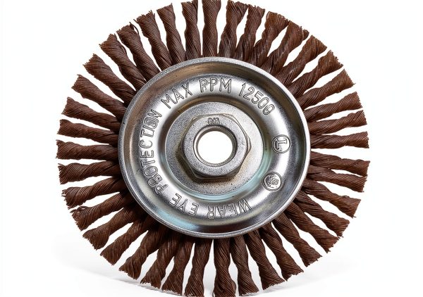 5" x 5/16" x 5/8"-11 Stringer Bead Wire Wheel, .020 Stainless Steel --0