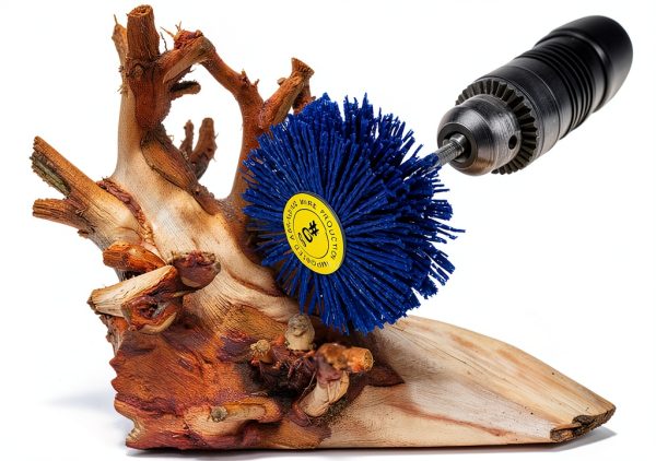 7 Pack Abrasive Nylon Wheel Brush for Drill with 1/4" Shank, 80-600-4