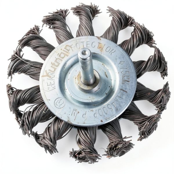 3PCS 3 Inch Knotted Wire Wheel Brushes Kit for Drill with 1/4-Inch Shank,Twist Brush Set Perfect for Rust Removal, Corrosion and Paint,Wire Wheels for Power-Operated Grinders-3