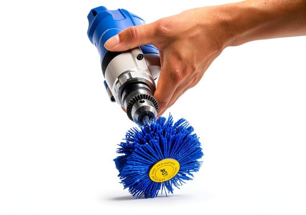 7 Pack Abrasive Nylon Wheel Brush for Drill with 1/4" Shank, 80-600-5