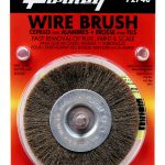 Forney 72740 Wire Wheel Brush, Fine Crimped 4" x .008", 1/4" Hex Shank-0