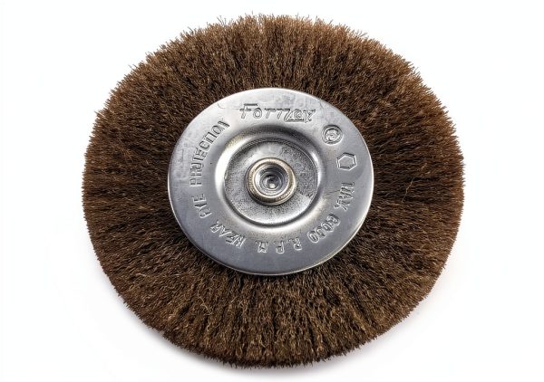 Forney 72740 Wire Wheel Brush, Fine Crimped 4" x .008", 1/4" Hex Shank-2