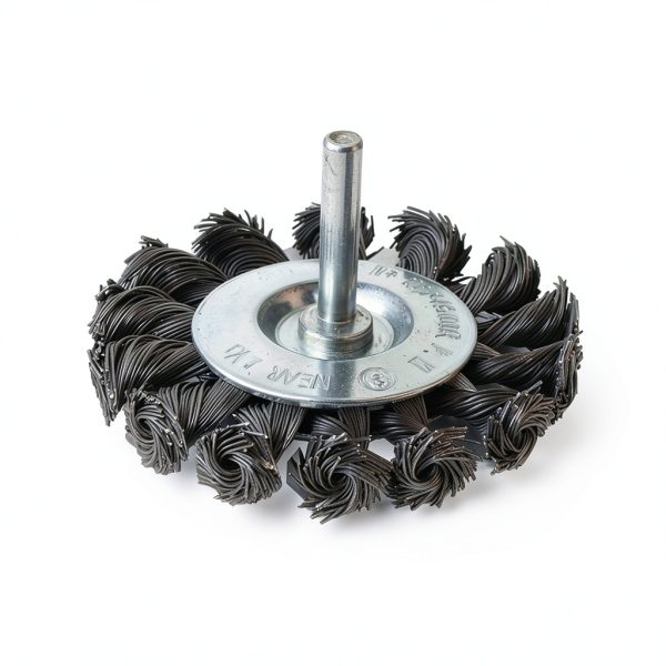 3PCS 3 Inch Knotted Wire Wheel Brushes Kit for Drill with 1/4-Inch Shank,Twist Brush Set Perfect for Rust Removal, Corrosion and Paint,Wire Wheels for Power-Operated Grinders-1