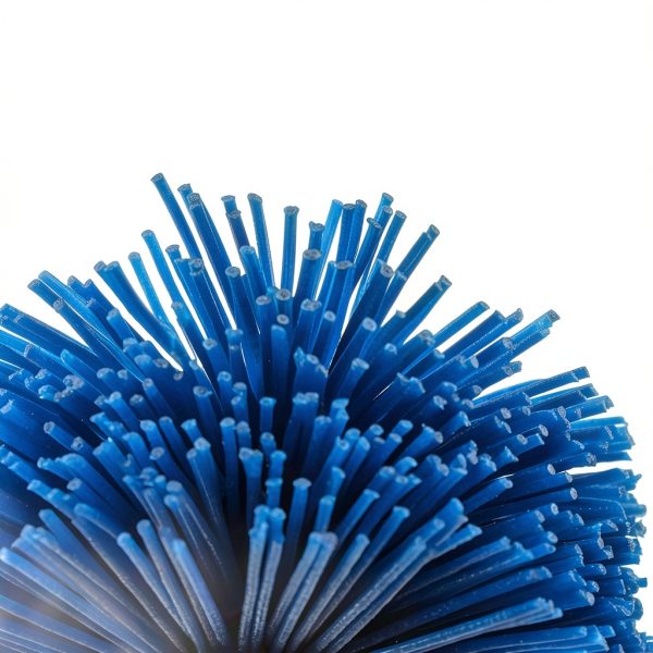 7 Pack Abrasive Nylon Wheel Brush for Drill with 1/4" Shank, 80-600-3